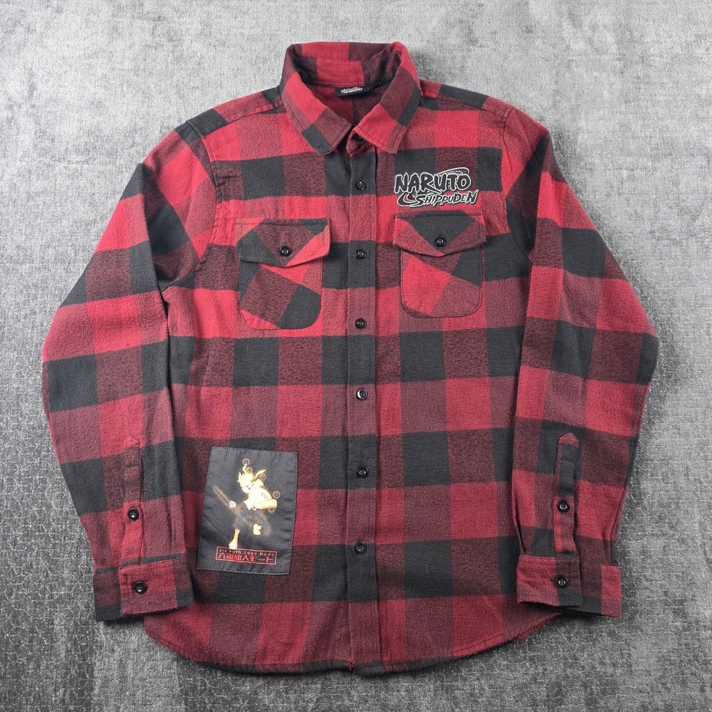 Naruto Shippuden Six Paths Sage Flannel Shirt Small Official VIZ Media C-Life S